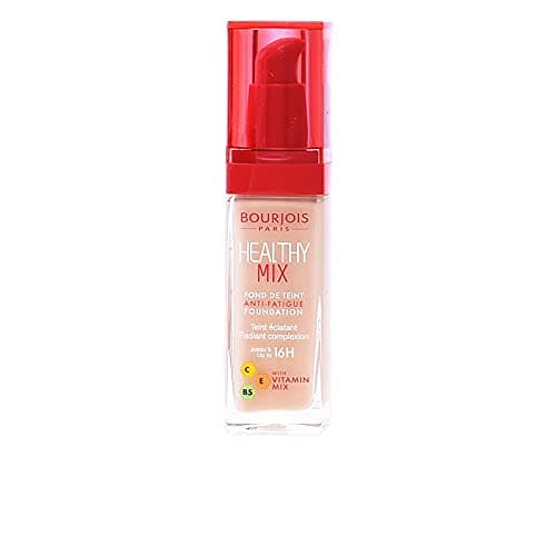 Image of Bourjois Healthy Mix Anti-Fatigue Medium Coverage Liquid Foundation 55 Dark Beige, 30ml, 10003282