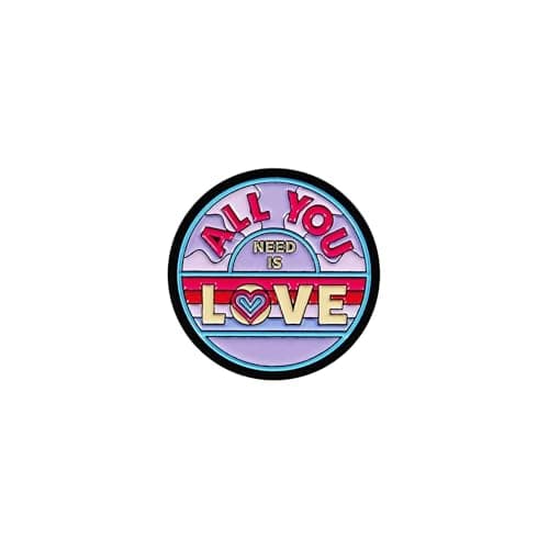 Image of Half Moon Bay | The Beatles | All You Need Is Love | Enamel Pin Badge | Official Merchandise | Retro Music Jacket Pin & Backpack Accessory | Gifts for Fans & Stocking Fillers