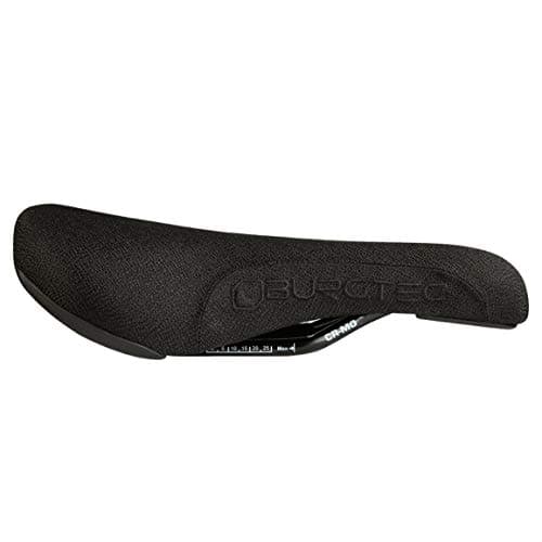 Image of Burgtec The Cloud Boost Mountain Bike Saddle - Stealth Black, Cro-Mo Rails/MTB Riding Cycling Cycle Part Seat Comfort Chair Pad Part Component Off Road Enduro Downhill Freeride Dirt Jump Trail