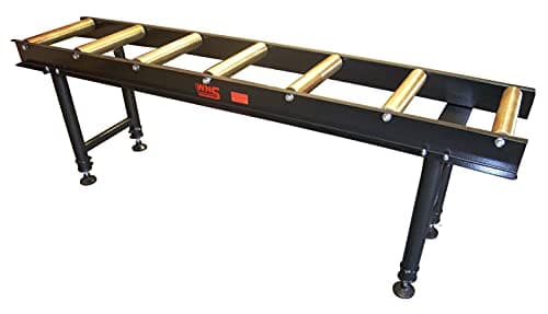 Image of WNS Heavy Duty Roller Conveyor Table 2 Metre Holds 400Kg 7 Rollers Adjustable