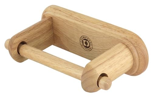 Image of Apollo 20 x 10 x 7 cm Wooden Toilet Roll Holder, Multi-Colour, 8251