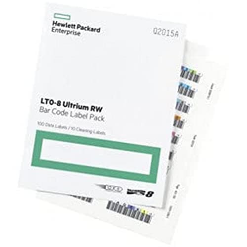 Image of HPE LTO-8 30TB RW BAR Code Label Pack