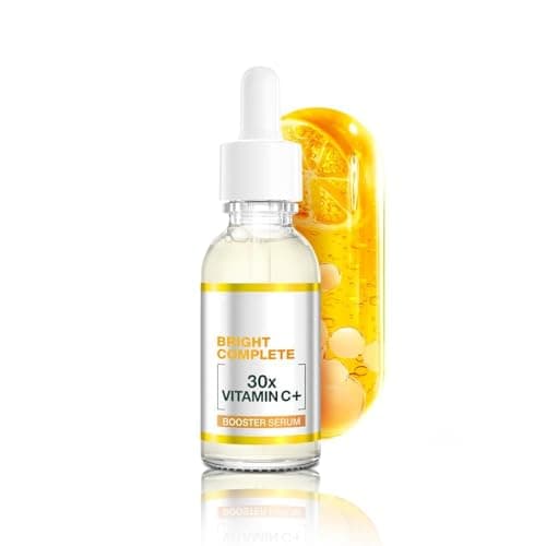 Image of Vitamin C+ Booster Face Serum – 50ml | 30X Vitamin C, 2% Niacinamide & BHA | Brightening & Anti-Dark Spot Serum | Visible Glow in 3 Days | For Oily, Dry, Combination & Sensitive Skin | For Men & Women