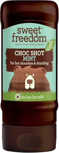 Image of Sweet Freedom CHOC SHOT Mint - 320 g | Natural Great Taste With Sweetness Derived from Fruit | Ideal for Coffee, Baking & Dessert | No Preservatives or Allergens | Vegan | Only 13 Cal Per Teaspoon