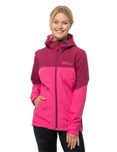 Image of Jack Wolfskin Women's Weiltal 2L JKT W Weatherproof Jacket, Cameo Pink, XS