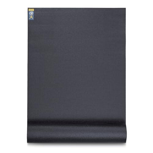 Image of Yoga-Mad Warrior II Plus | Thick Yoga Mat | 183cm x 61cm x 6mm | Non Slip Exercise Mat | Perfect for Pilates, Yoga, Stretching, Home Workouts and General Fitness (Graphite), K-REY-YWARRIORII6-GRA