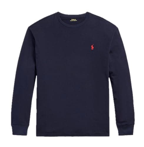 Image of Polo Ralph Lauren Men's Long Sleeve Crew Neck Pony Logo T-Shirt