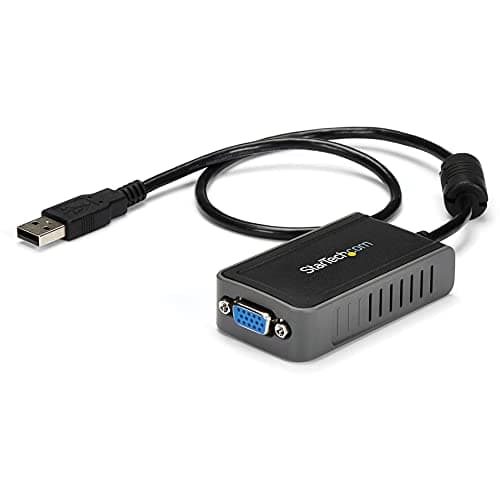 Image of StarTech.com USB 2.0 to VGA Adapter, USB to VGA Monitor Converter for Windows, 1440x900 (no support for macOS/ChromeOS/Linux)