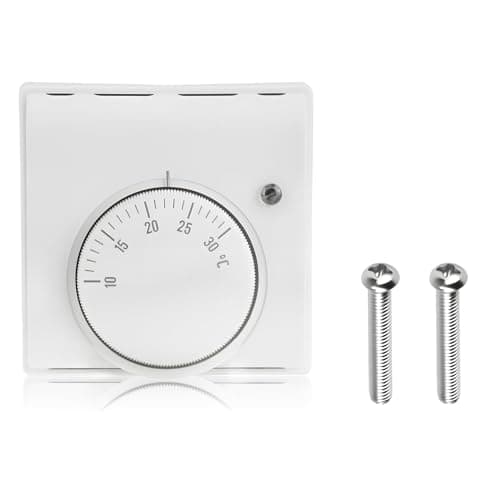 Image of Central Heating Room Thermostat Mechanical with Neon Indicator Adjustable Dial Stat Compatible with Honeywell T6360B TC-RSTATL Energy Saving for Using To Control The Central Air-Condition In Restaura