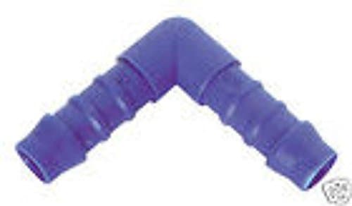 Image of 10mm 3/8" 90 Degree Elbow TEFEN Plastic Nylon Barbed TUBING Connector Fuel Rubber Pipe Joiner Hose Inline Repair