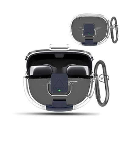 Image of for Bose Ultra Open Earbuds Wireless Earbuds,daunke Soft TPU Protective Cover,Case with Runway buckle,Full Protection,Transparent