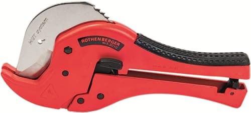 Image of Rothenberger 52010 "ROCUT 50 0-50" Plastic Pipe Shears - Black/Silver/Red
