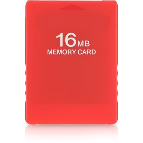 Image of ciciglow Memory Card for, 16MB High Speed Game Memory Card Plug and Play External Data Card 2 Game Console(red)