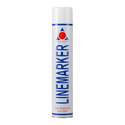Image of Aerosol Solutions Line Marker, Grass and Road Spray Paint, White, 750 ml (Pack of 1)