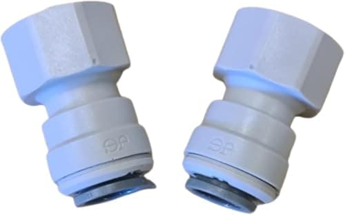 Image of John Guest 2 x 1/2" BSP to 12mm Female Water Adapter