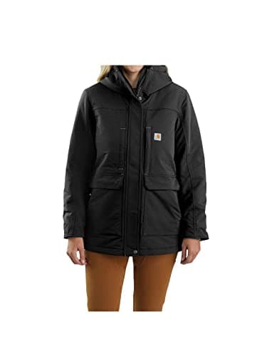 Image of Carhartt, Women's, Super Dux™ Relaxed Fit Insulated Traditional Coat, Black, XS