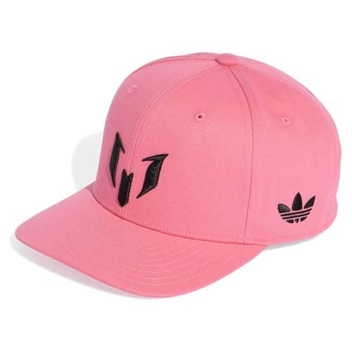Image of adidas Unisex Lionel Messi Snapback Cap, Pink Fusion/Black, M-L
