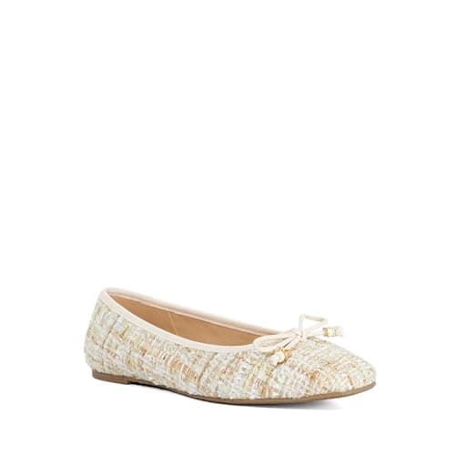 Image of Dune London Ladies Hennie Brown Leather Ballet Flats Size UK 6 Ballet Pumps