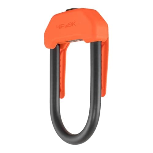 Image of Hiplok Unisex's DX D Bicycle Lock, Orange, 14 mm x 15 x 85 cm
