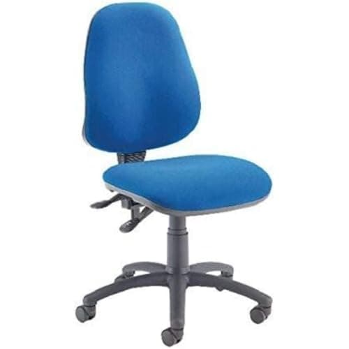 Image of First High Back Operator Chair 640 x 640 x 985-1175 mm Blue KF98506