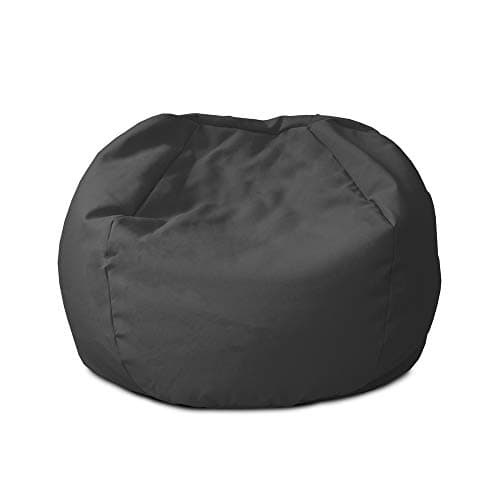 Image of rucomfy Beanbags Small Kids Indoor/Outdoor Bean Bag. Children's Outside Garden Chair. Pre-Filled Water Resistant & Durable. 50cm x 65cm (Slate Grey, Beanbag Only)