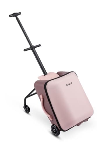 Image of Micro | Suitcase Scooter | Eazy Ride on Trike Suitcase for Kids | Toddler Flight Essential | Foldable & Lightweight | Holiday Stroller | 18 Months+ | Pink