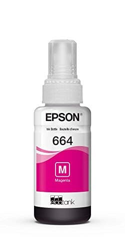 Image of EPSON T664 EcoTank Ink Ultra-high Capacity Bottle Magenta (T664320-S) for Select Epson EcoTank Printers