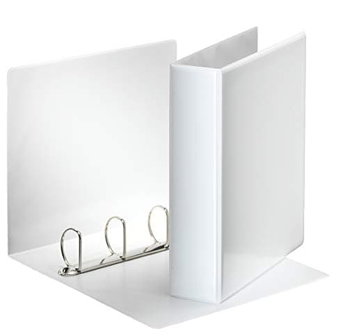 Image of Esselte Essentials Presentation Binder, PP, 5 cm Ring Diameter, 49705 - A4, White