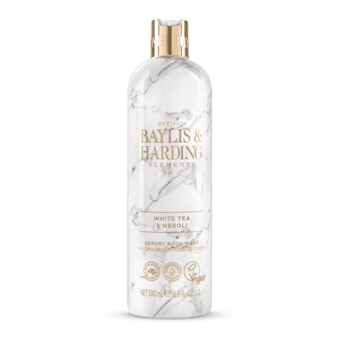 Image of Baylis & Harding Elements White Tea & Neroli Luxury Body Wash, 500 ml (Pack of 1) - Vegan Friendly