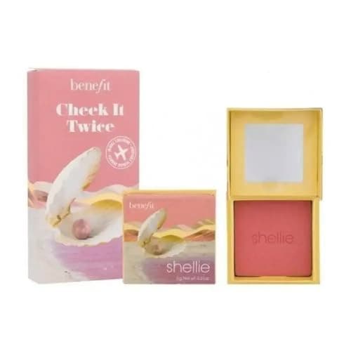 Image of BENEFIT CHEEK IT TWICE DUO - 2 X SHELLIE BLUSH 6G