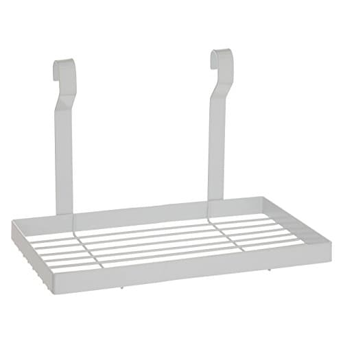 Image of Premier Housewares Sorello Hanging Storage Rack, Iron, White, 18 x 30 x 19 cm