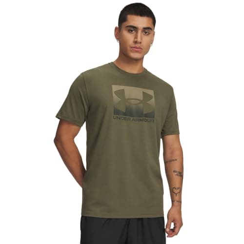 Image of Under Armour UA M Boxed Sports Updated SS - Marine OD Green / / Bayou - XL