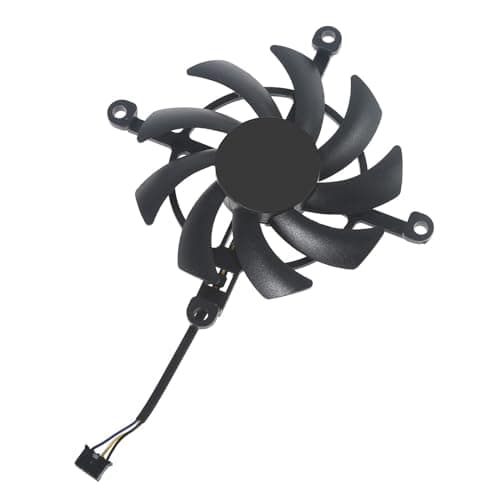 Image of Jazuaiao Efficient VGA Fan Graphics Card Cooling for Colorful 1660 2060 OC GTX1650 12V 4Pin, 85mm 75mm Graphics Card Cooling