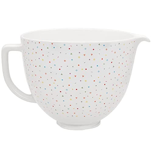 Image of KitchenAid 4.8L Ceramic Bowl Confetti Sprinkle