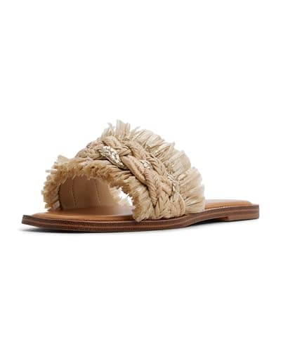 Image of Aldo Women's Rattana Flat Sandal, Natural, 3 UK