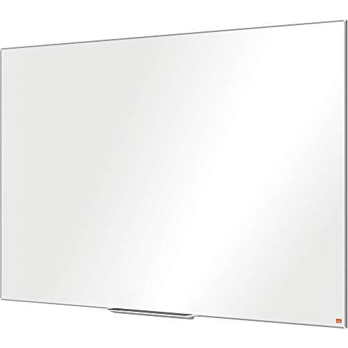 Image of Nobo Enamel Magnetic Whiteboard With Pen Tray, 1500 x 1000mm, Slim Trim Frame, InvisaMount Mounting System, Impression Pro, 150 x 100cm, White, 1915397