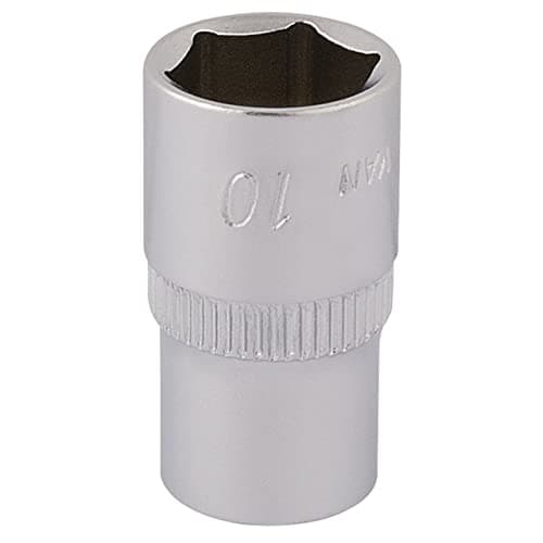 Image of Draper 11099 Elora Hexagon Socket, 1/4" Square Drive, 10mm