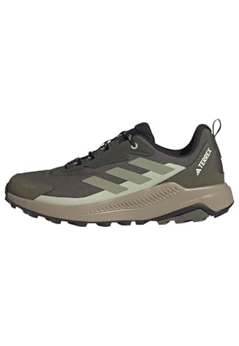 Image of adidas Men's Terrex Anylander RAIN.RDY Hiking Shoes, Shadow Olive/Tent Green/Halo Green, 7 UK