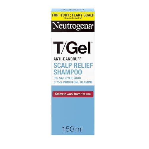 Image of Neutrogena T/Gel Scalp Relief Anti-Dandruff Shampoo (150ml) With 3% Salicylic Acid, Suitable for Those Prone to Scalp Psoriasis and Seborrhoeic Dermatitis