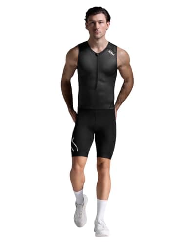 Image of 2XU Men's Core Trisuit - Black/White - Large