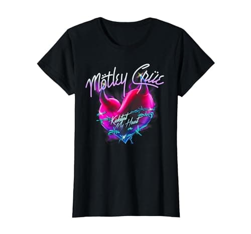 Image of Mötley Crüe Kickstart My Heart T-Shirt, Women, Black, Large