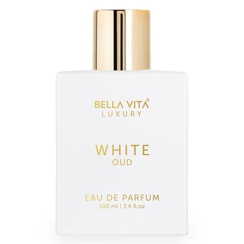 Image of Bellavita Luxury White Oud Eau de Parfum | 100 ml (3.4 fl.oz.) | Perfume for Men and Women | Fruity, Artemisia Lemon, Freesia, and Tobacco Notes | Long Lasting Unisex Fragrance
