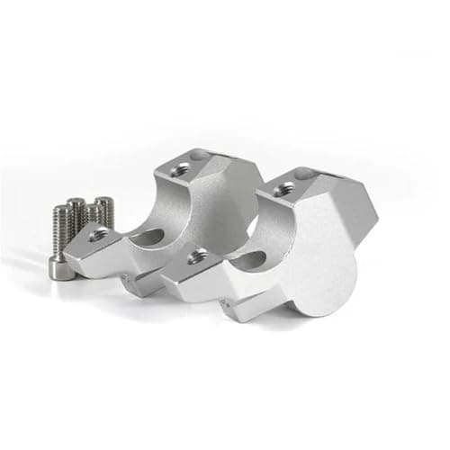 Image of Motorcycle Bar Clamps For H&ONDA X-ADV XADV 750 ADV150 ADV160 ADV350 ADV 150 160 350 2017-2023 Motorcycle Handlebar Riser Drag Handle Bar Clamp Extend(Silver - NO LOGO)