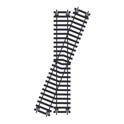 Image of Hornby R615 00 Gauge Diamond Crossing-Right Hand, 168 millimeters, Red