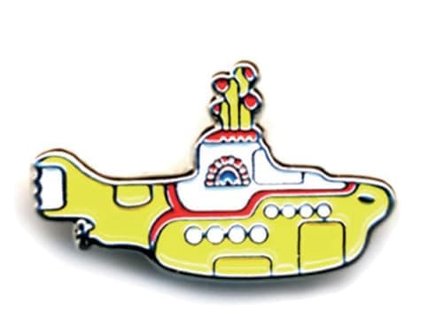 Image of The Beatles Pin Badge: Yellow Submarine