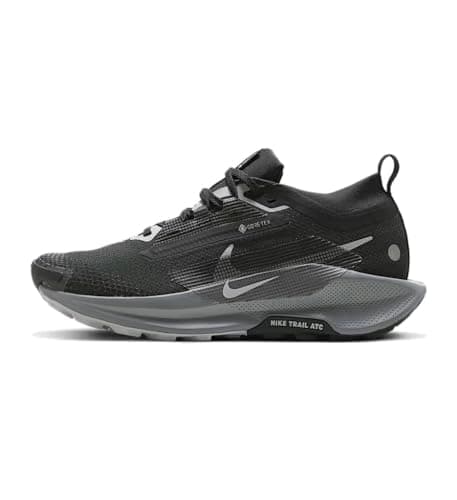 Image of NIKE React Pegasus Trail 5 Gore-Tex Women's Trainers FQ0912 (Black/Grey/Anthracite 001) UK 5.5 (EU 39)