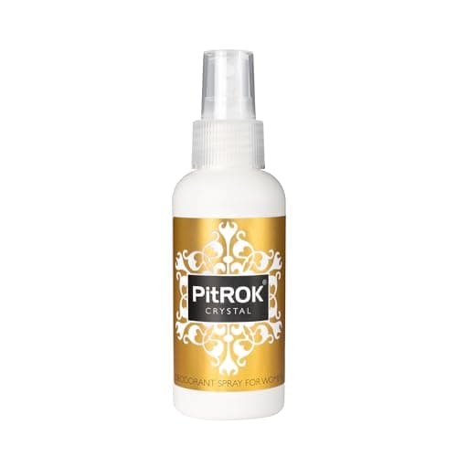 Image of PitROK Crystal Natural Deodorant SPRAY 100ml (Fragranced for Women) Pump SPRAY, Vegan, Cruelty Free, Sensitive Skin Deodorant, with Aloe Vera and Grapefruit Seed Extract