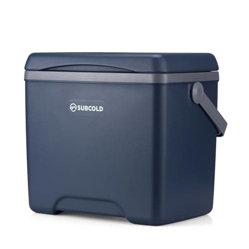 Image of Subcold CHILLY28 Cool Box with 2 Ice Packs – Lightweight Insulated Cooler Box with Handle | Insulated Coolbox for Travel, Car, Picnic & Beach | Portable Ice Box Cooler