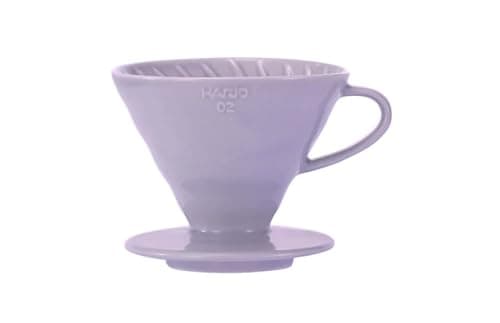 Image of Hario V60 Ceramic Coffee Dripper Purple Heather - Size 02
