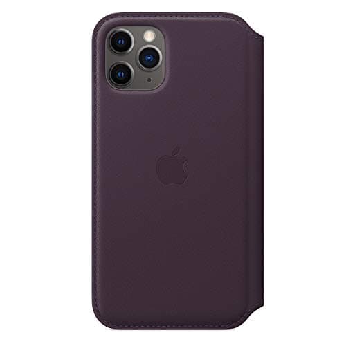 Image of Apple Leather Folio (for iPhone 11 Pro) - Aubergine